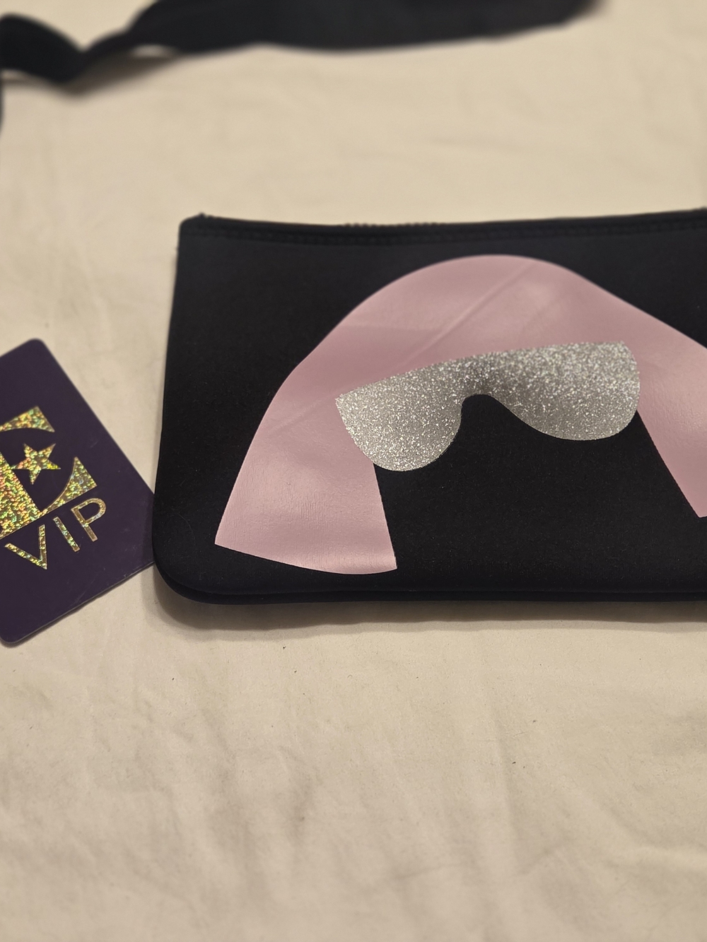 Lady Gaga x Elton John Love Bravery VIP Pouch Clutch & VIP Concert Lanyard Set